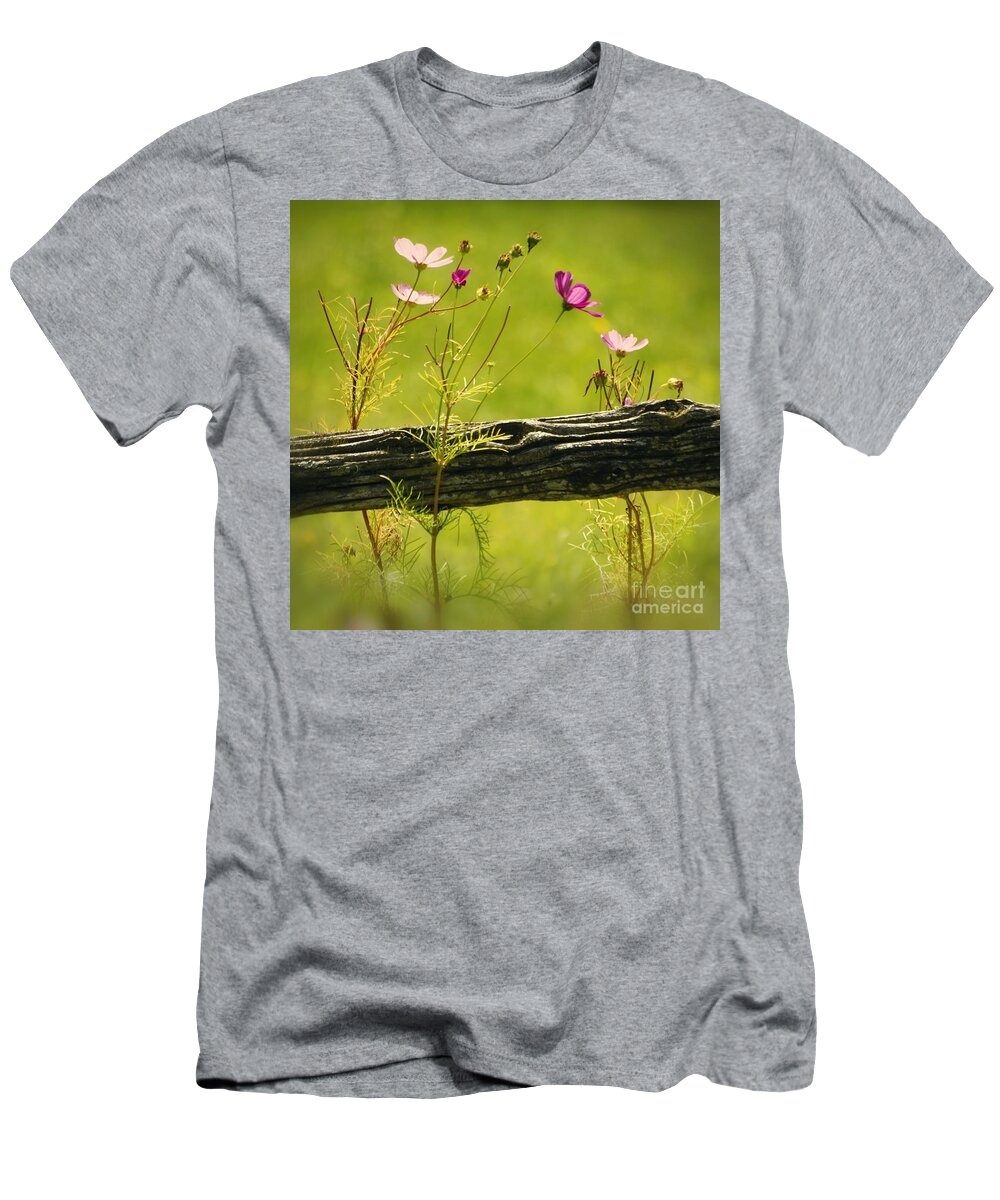 Green T-Shirt featuring the photograph Emerging Beauties - 01-rgnl-sq by Variance Collections
