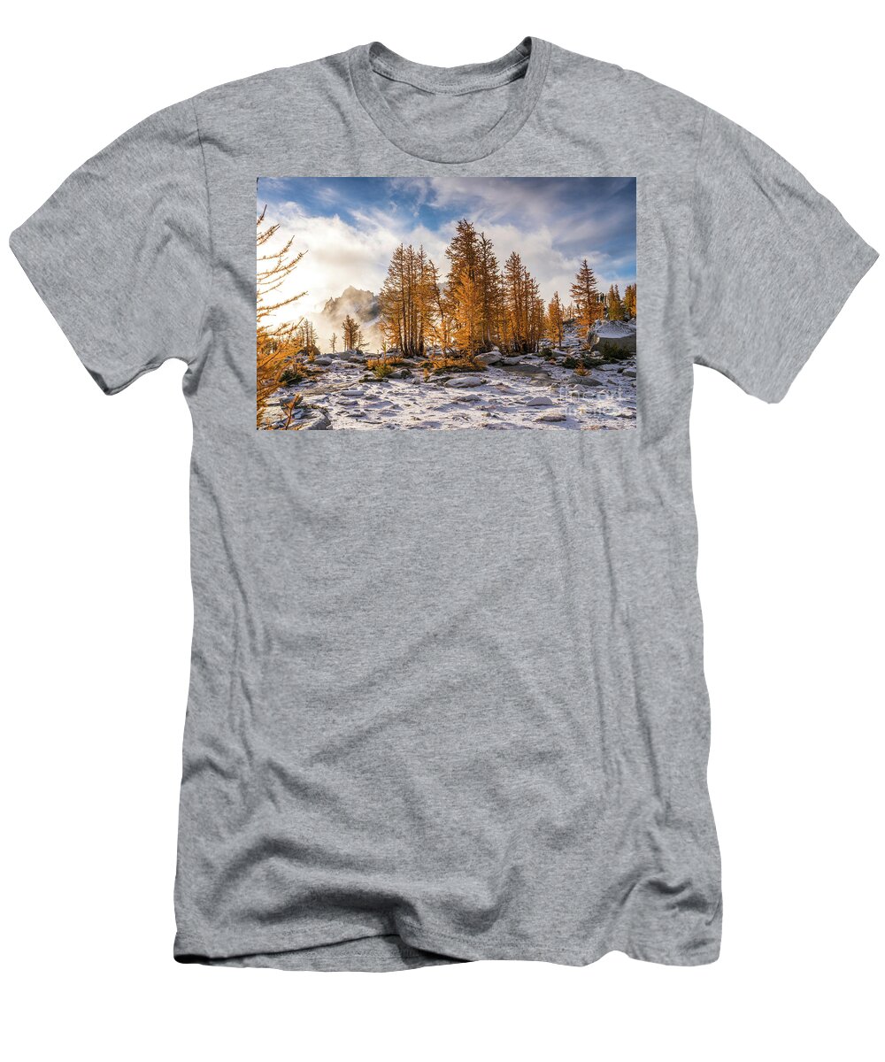 Enchantments T-Shirt featuring the photograph Enchantments Dramatic Fall Beauty by Mike Reid