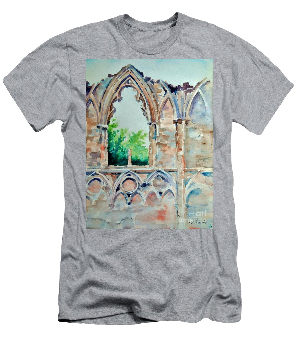Trees T-Shirt featuring the painting Enduring Artistry by K M Pawelec