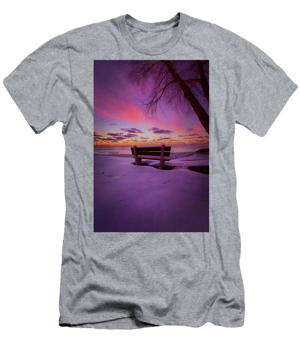 Clouds T-Shirt featuring the photograph Enters The Unguarded Heart by Phil Koch