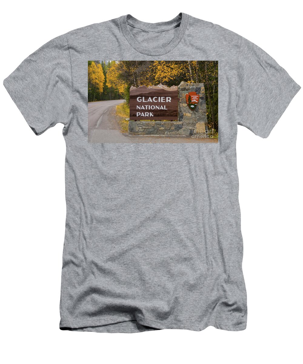 Cr2012 T-Shirt featuring the photograph Entrance to Glacier by Jerry Fornarotto