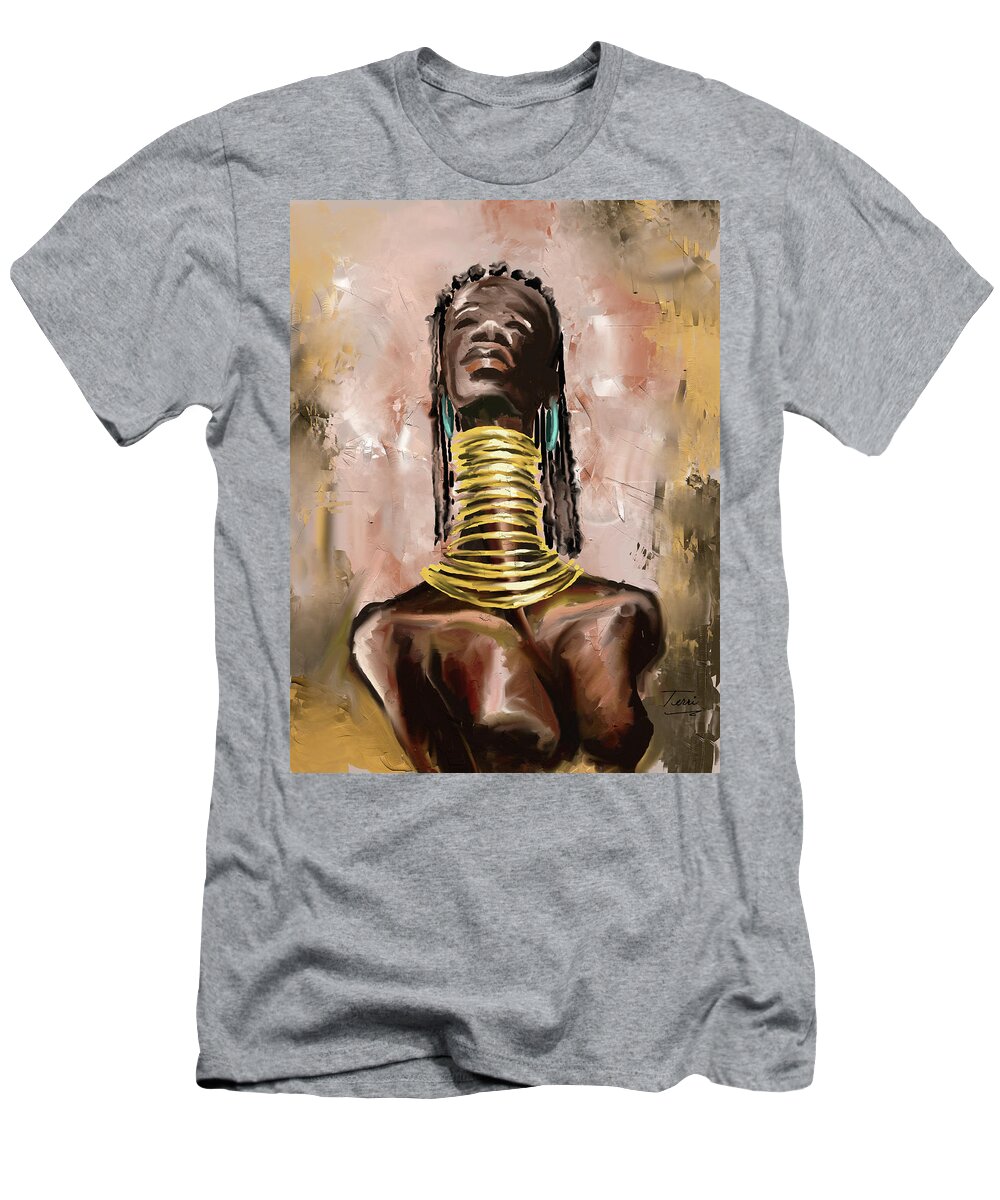  T-Shirt featuring the digital art Extensions by Terri Meredith