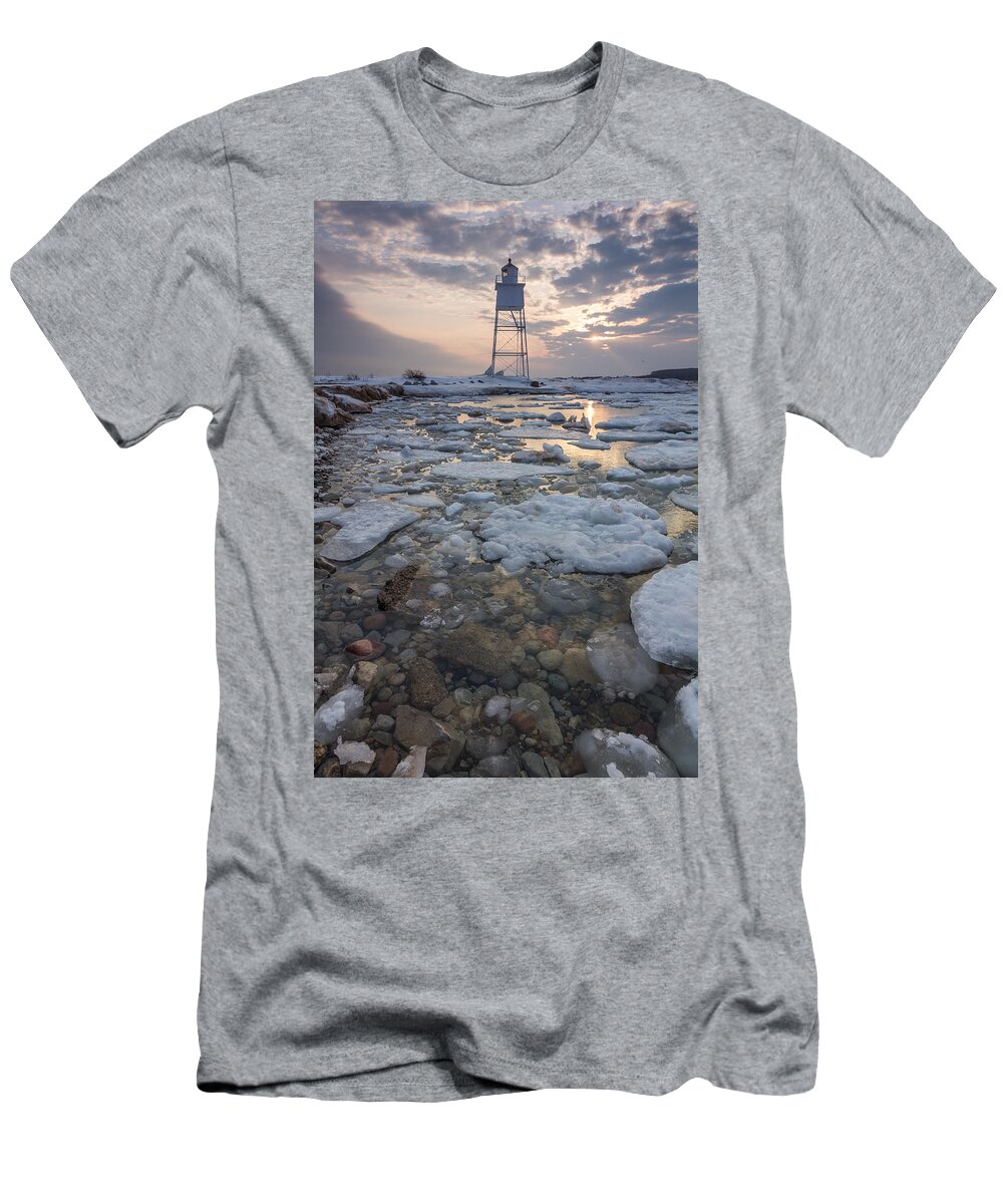 Lighthouse T-Shirt featuring the photograph Faithful Light by Lee and Michael Beek