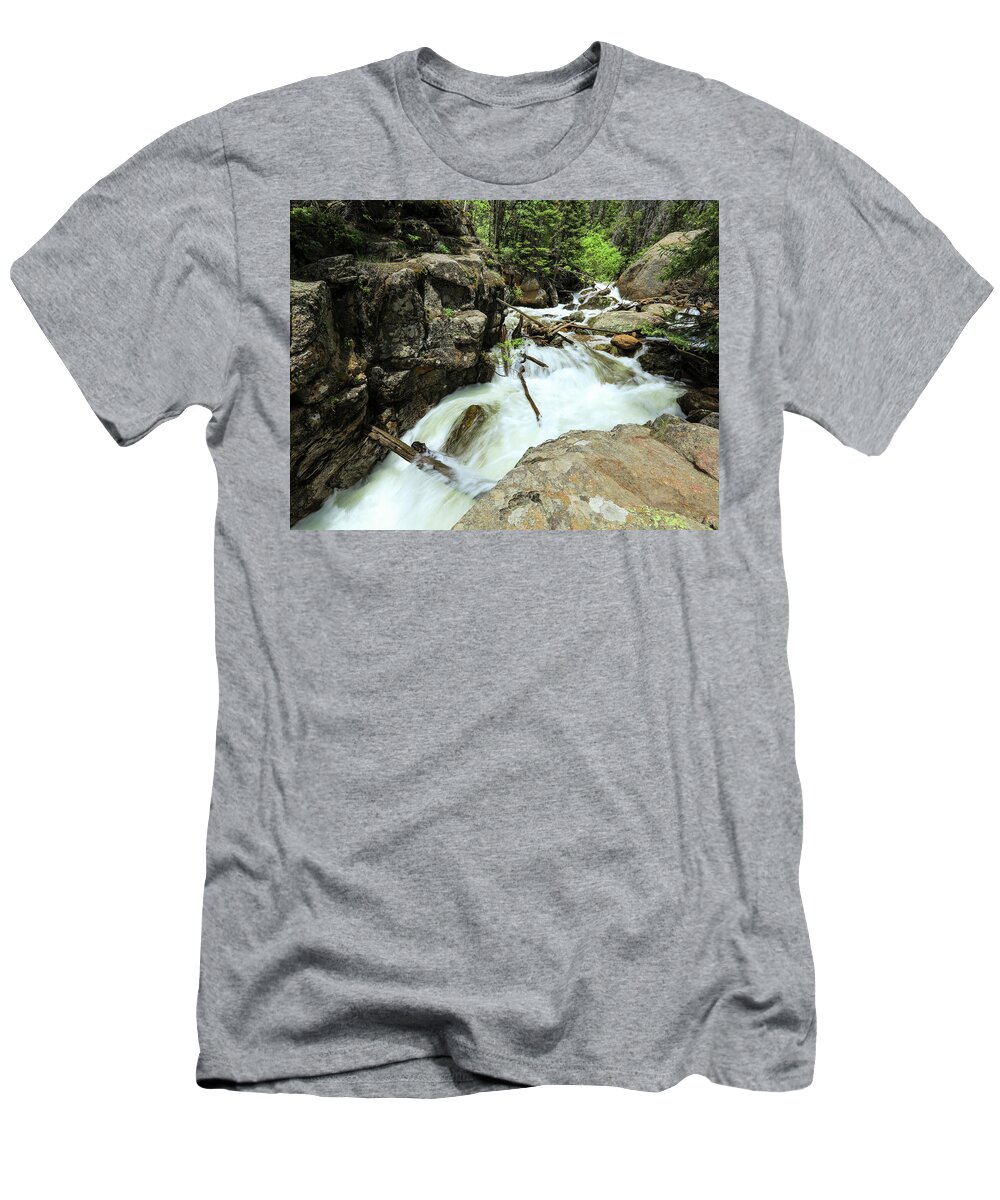 Rocky T-Shirt featuring the photograph Falls River Falls by Sean Allen