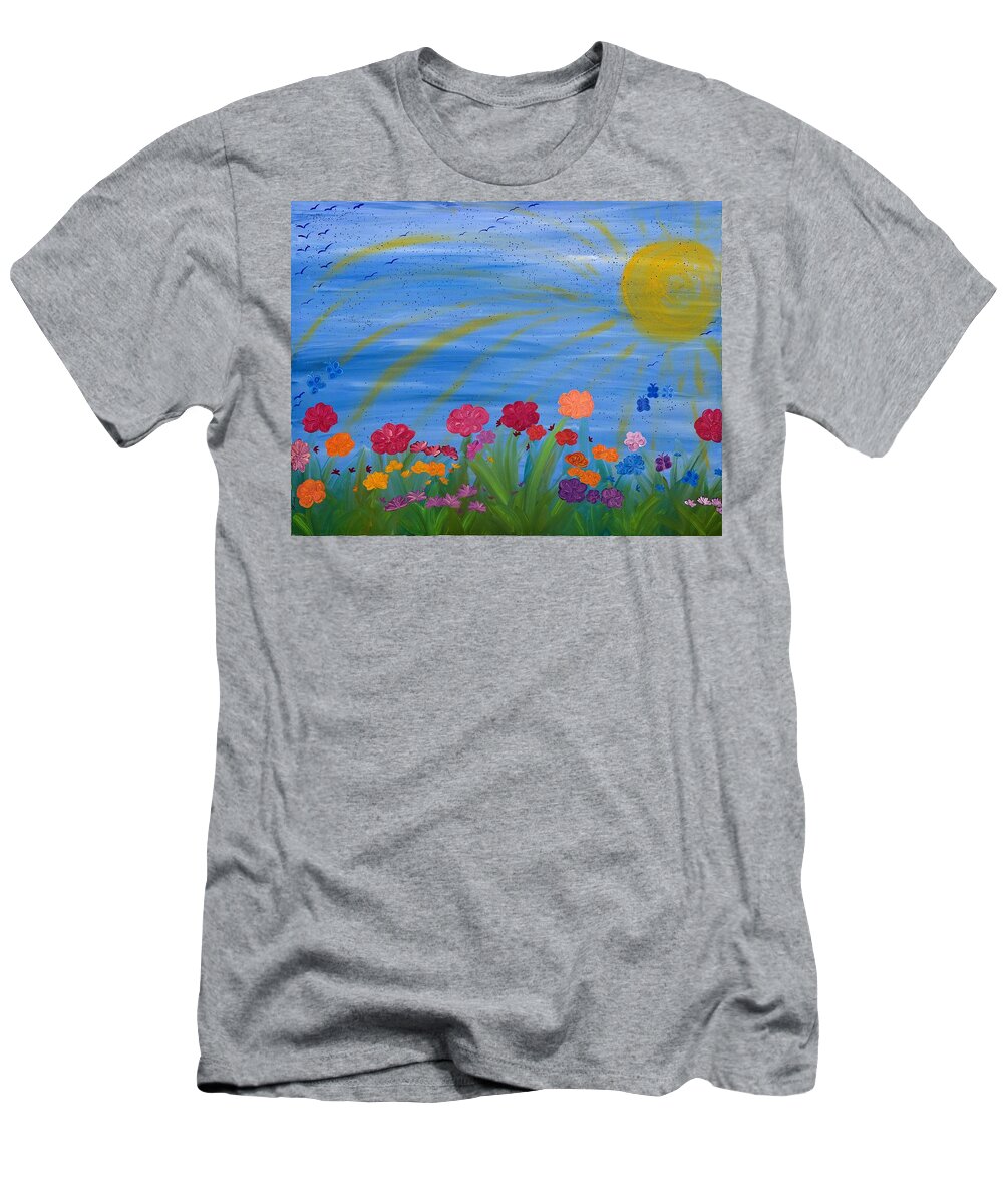Fantasy T-Shirt featuring the painting Fantasy by Hagit Dayan