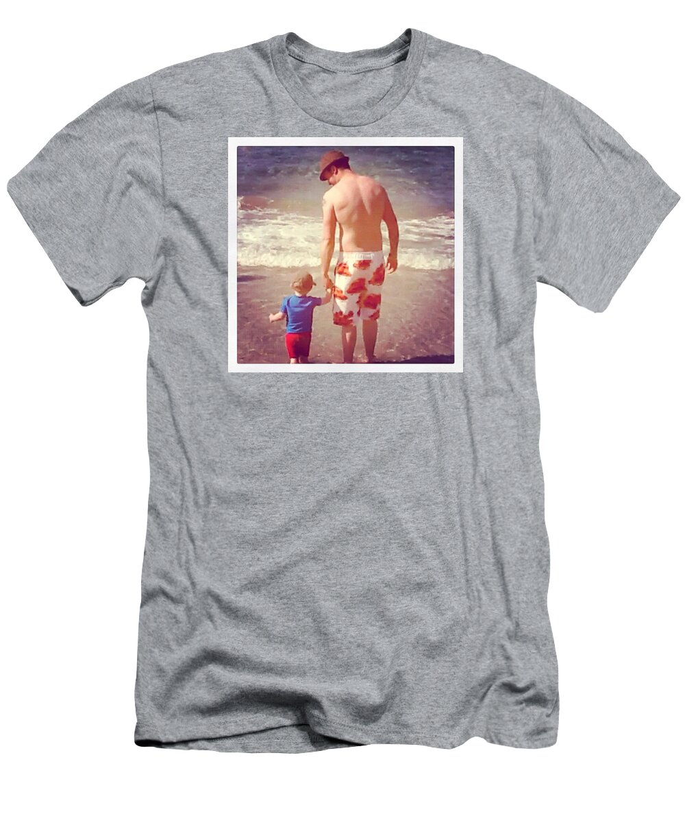 Father T-Shirt featuring the photograph #father And Son by Katie Reed