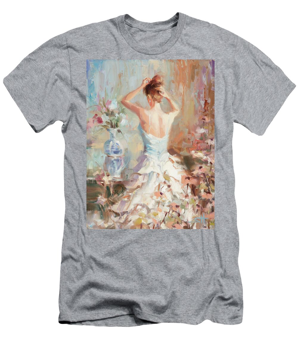 Romance T-Shirt featuring the painting Figurative II by Steve Henderson