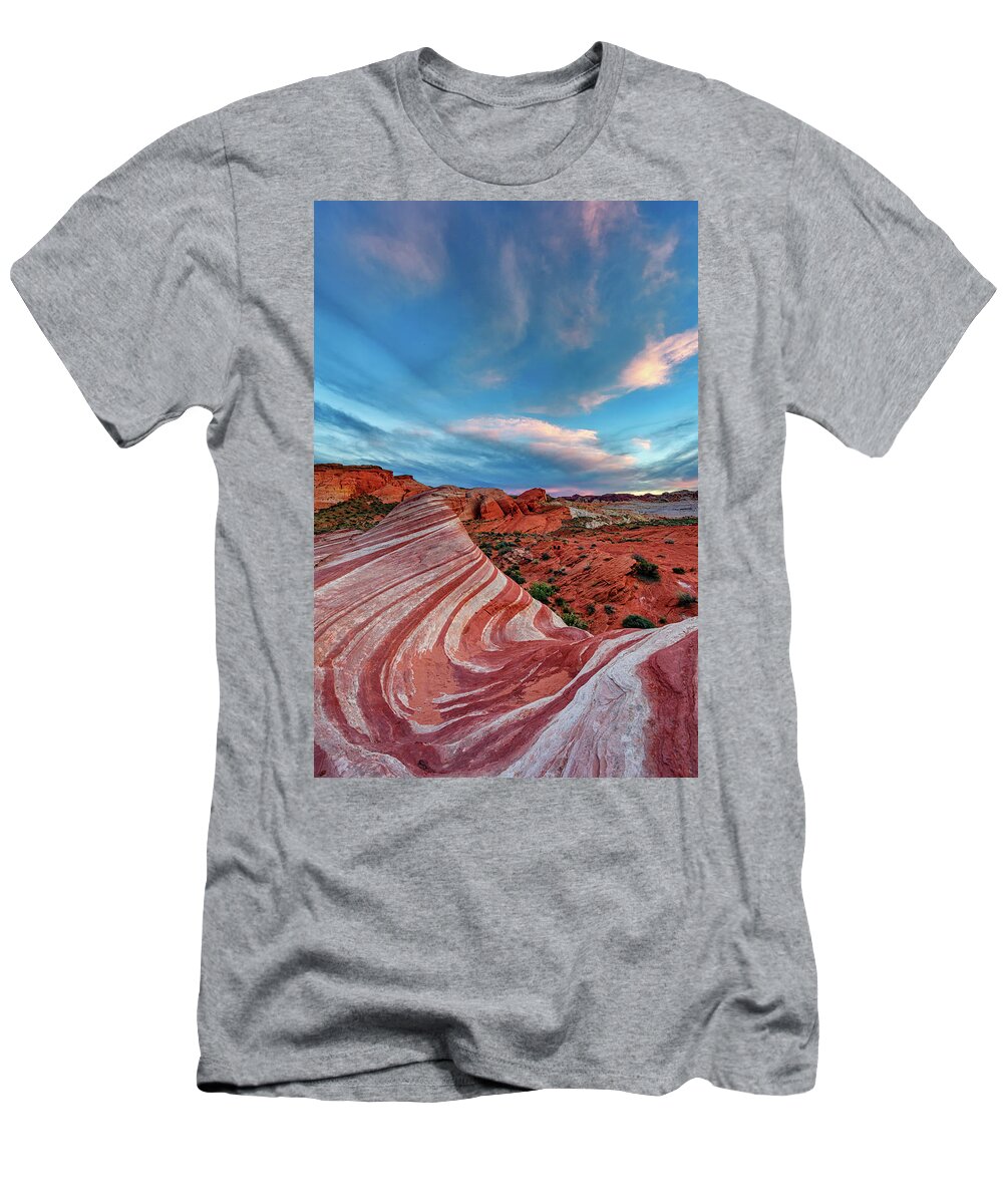 Nevada T-Shirt featuring the photograph Fire Wave III by Rick Berk