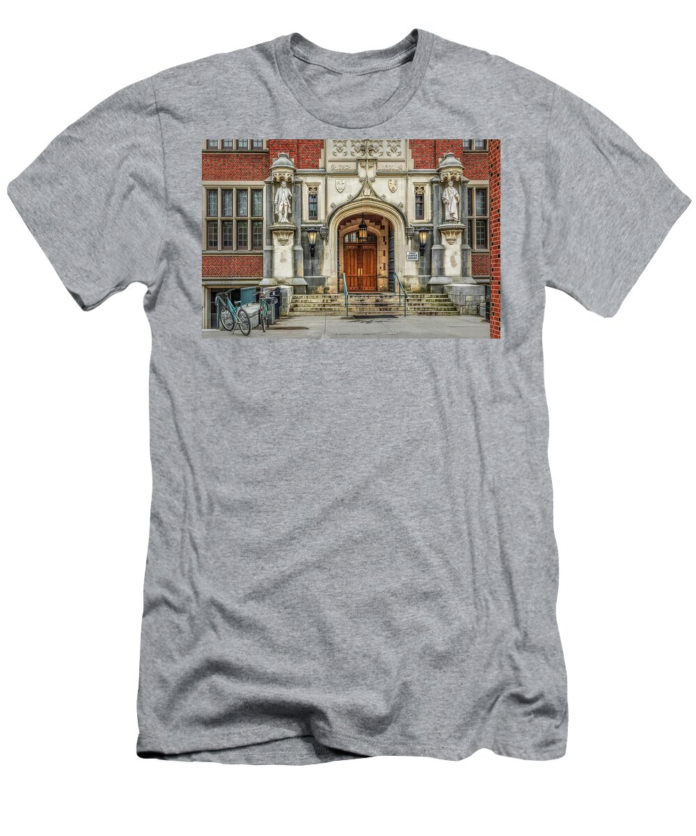 Princeton University T-Shirt featuring the photograph First Campus Center Princeton University by Susan Candelario