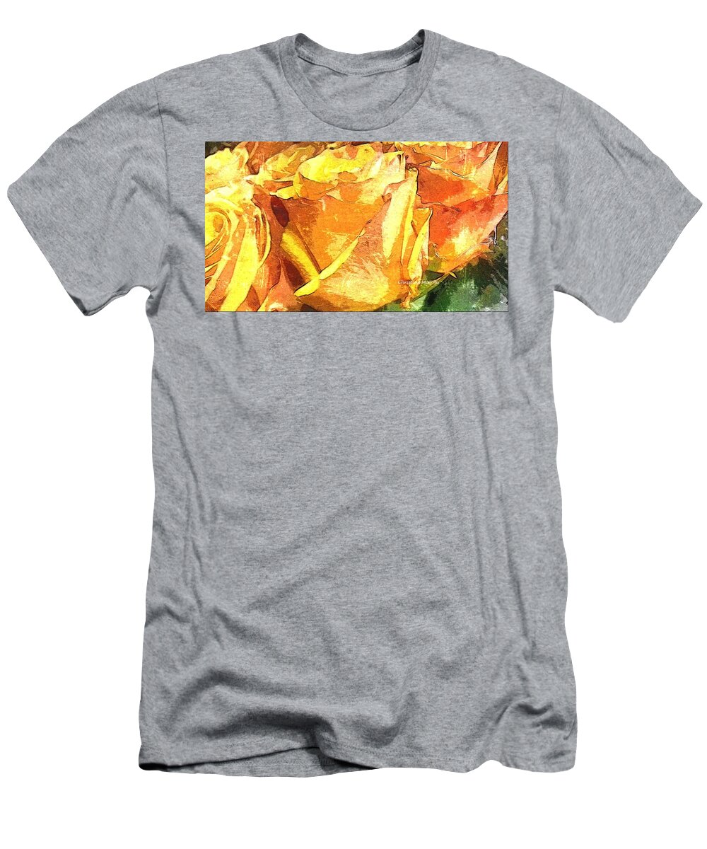 Roses T-Shirt featuring the photograph Floral Vivid 15 by Christine McCole