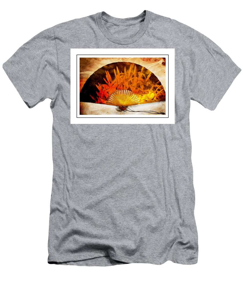 Chinese T-Shirt featuring the photograph Flower Fan by Will Wagner