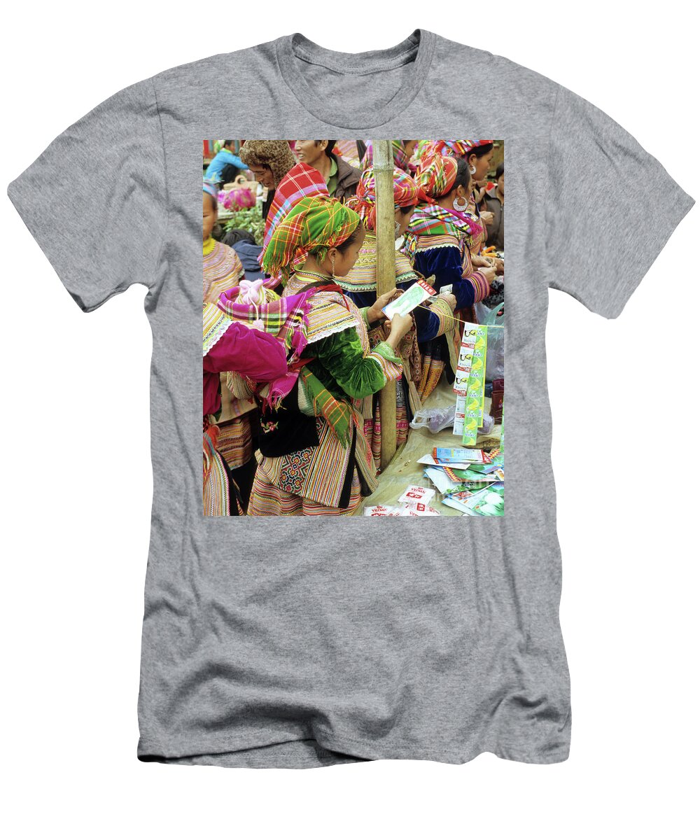 Flower Hmong T-Shirt featuring the photograph Flower Hmong Mother And Baby by Rick Piper Photography