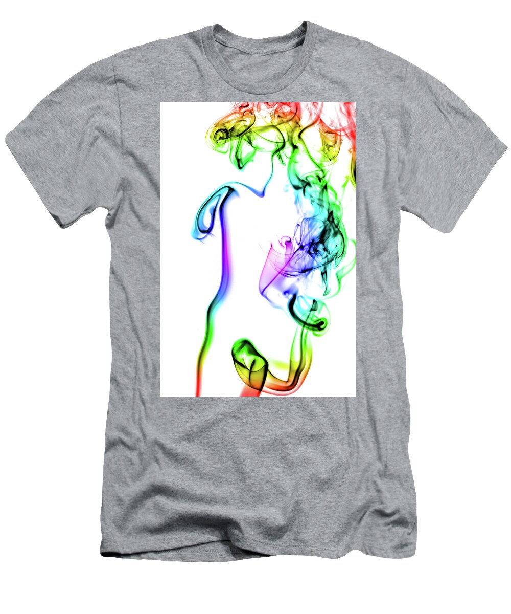 Smoke T-Shirt featuring the photograph Flowing Smoke by Robert Caddy