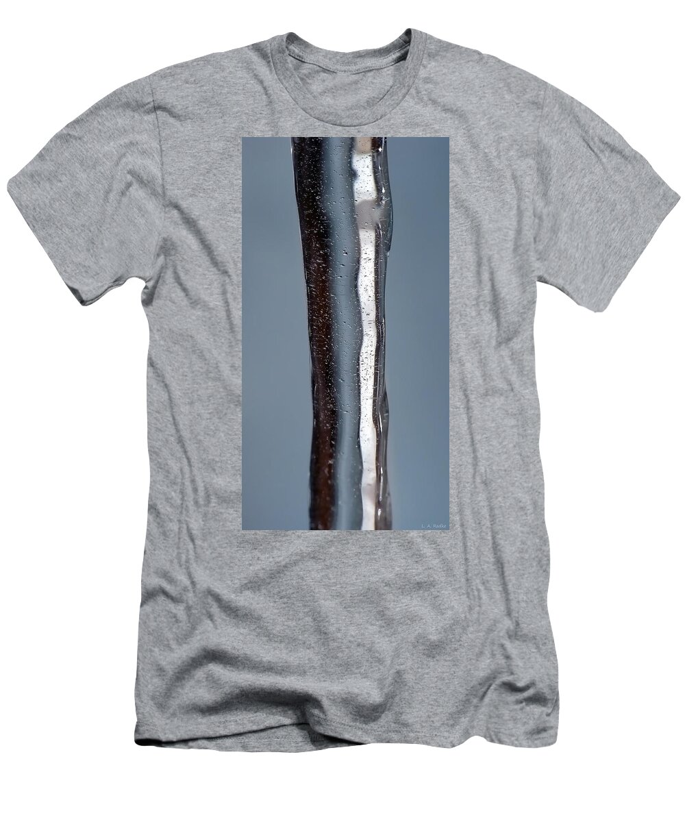Abstract T-Shirt featuring the photograph Fluidity by Lauren Radke