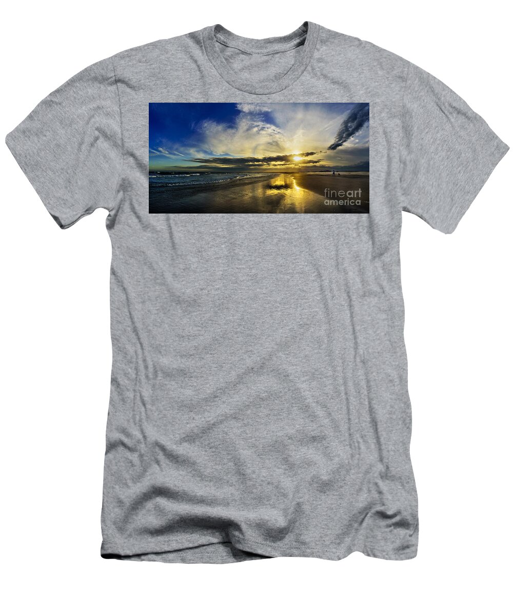 Sunrise T-Shirt featuring the photograph Follow the Sun by DJA Images