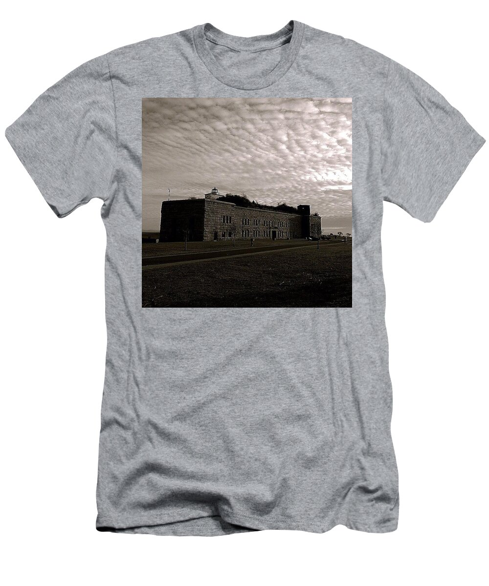 Fort T-Shirt featuring the photograph Remembered by Kate Arsenault 