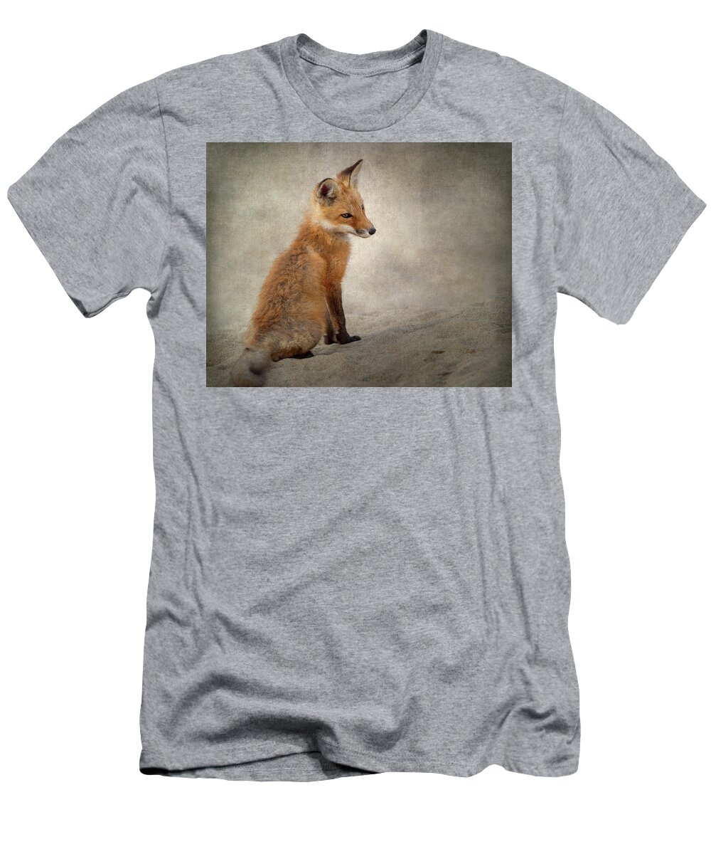 Fox T-Shirt featuring the photograph Fox Kit 2018 by Bill Wakeley