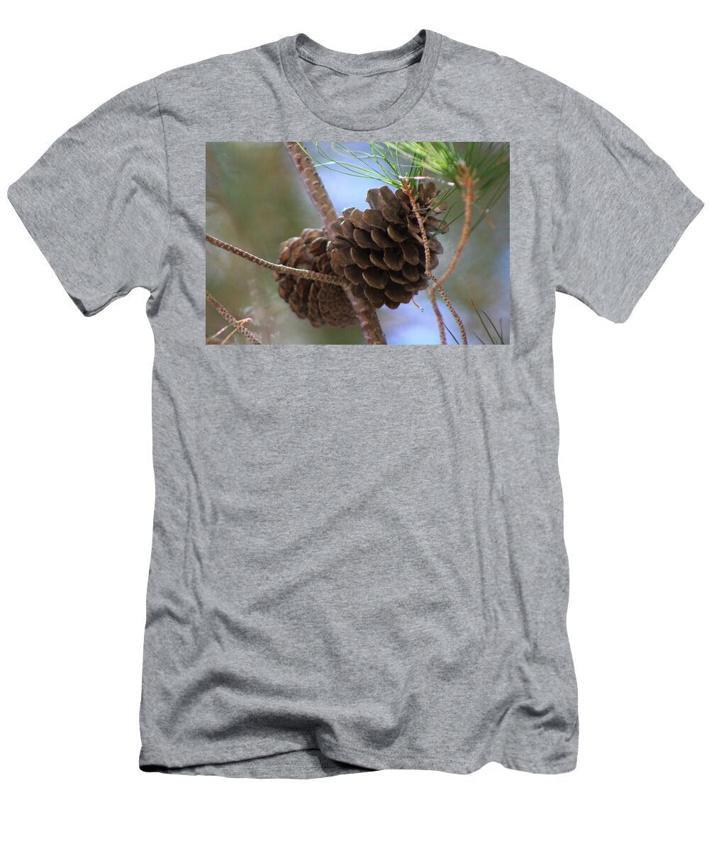 Pine Cone T-Shirt featuring the photograph Fully Open Pinecone in Nevada by Colleen Cornelius