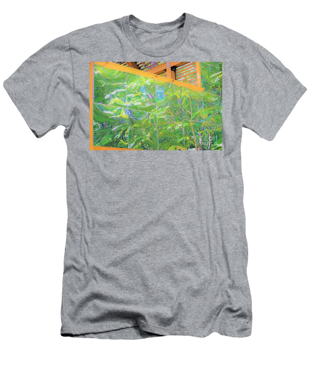 Cleveland Ohio Botanical Gardens Reflections T-Shirt featuring the photograph Garden Reflections by Merle Grenz