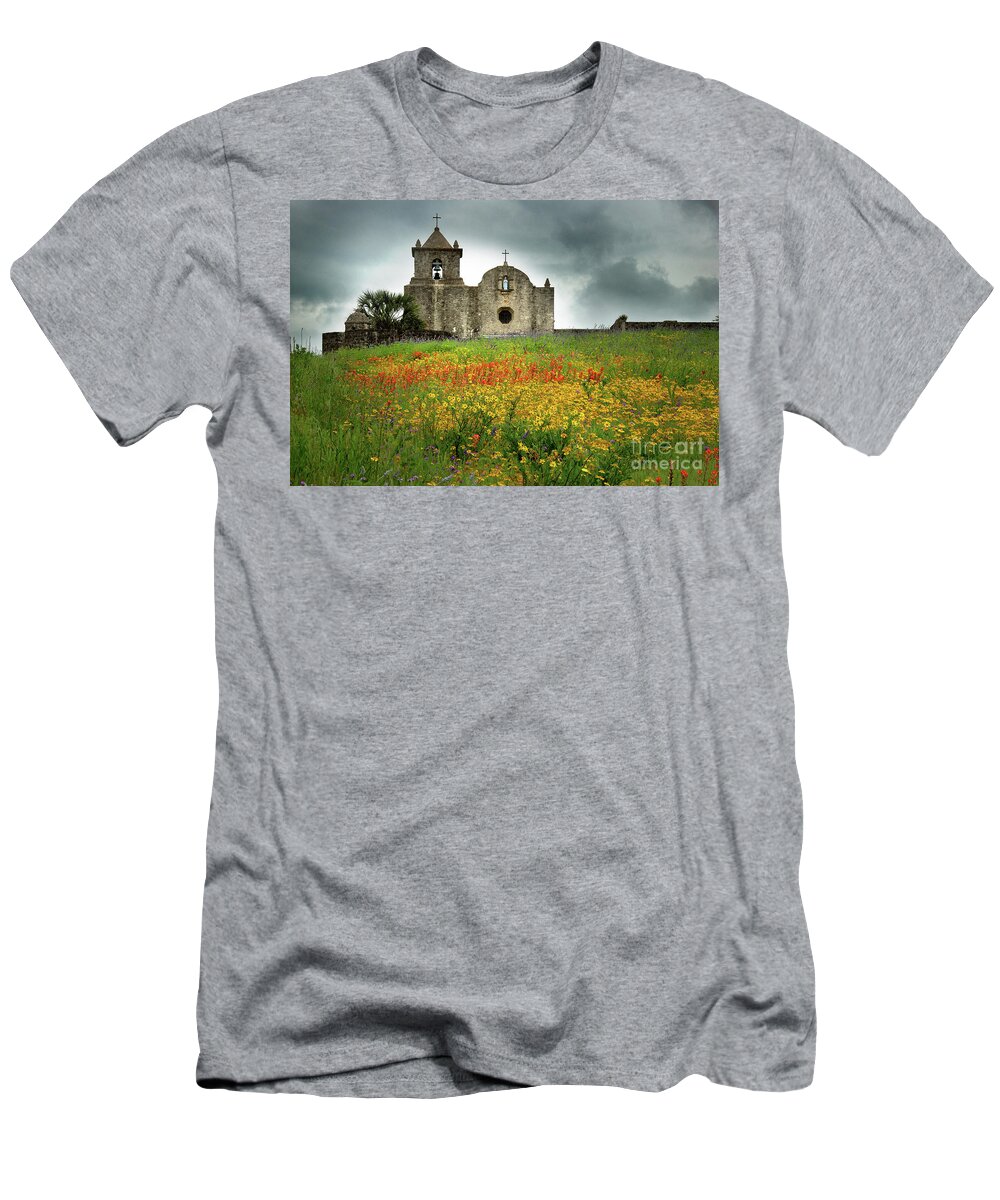 Landscape T-Shirt featuring the photograph Goliad in Spring by Jon Holiday