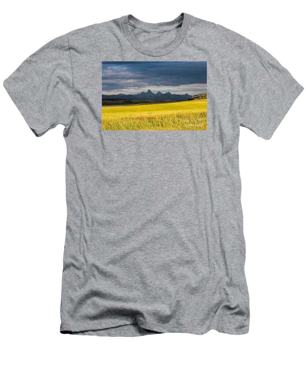 Ashton T-Shirt featuring the photograph Grand Tetons, Ashton Idaho by Bret Barton