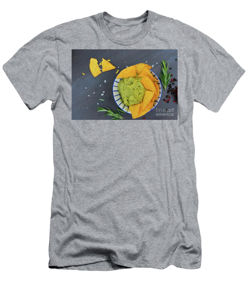 Guacamole T-Shirt featuring the photograph Green Guacamole by Anastasy Yarmolovich