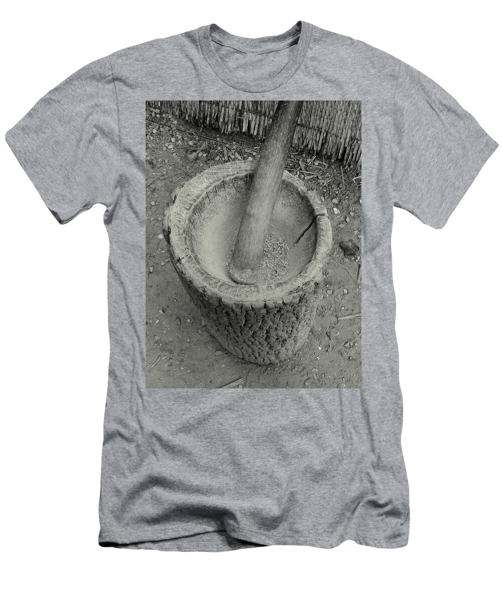 Corn T-Shirt featuring the photograph Grinding Corn by Peggy Urban