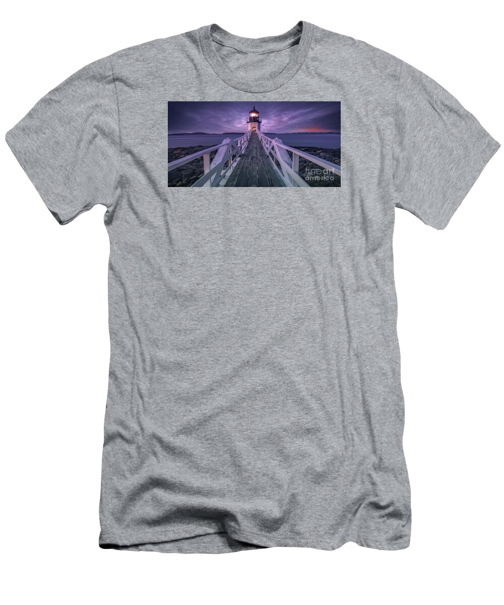 Landscape T-Shirt featuring the photograph Guiding Light by Marco Crupi
