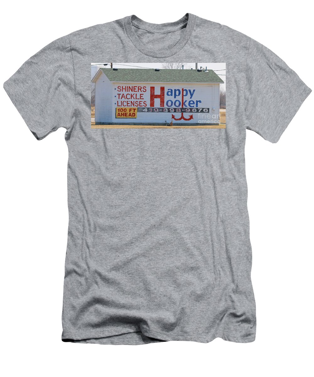 Happy Hooker Bait Shop 8531 T-Shirt by Jack Schultz - Fine Art America