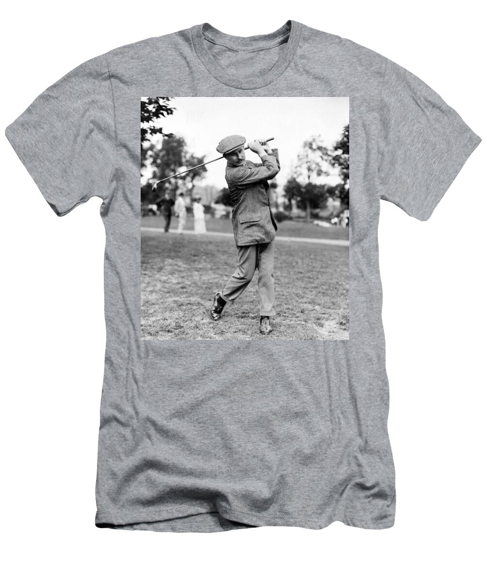 harry Vardon T-Shirt featuring the photograph Harry Vardon - Golfer by International Images
