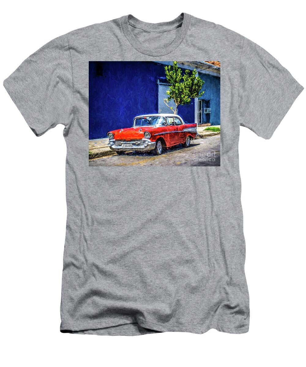 Cuba T-Shirt featuring the photograph Havana Classic by Perry Webster