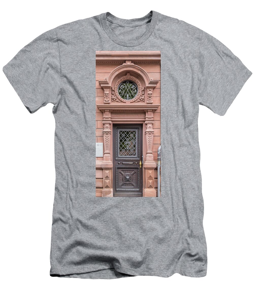 2014 T-Shirt featuring the photograph Heidelberg Door 10 by Teresa Mucha
