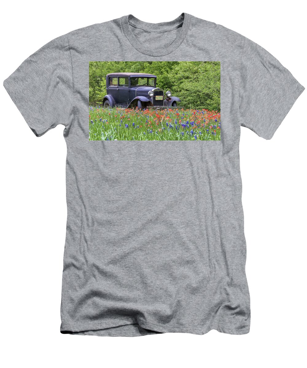 Vintage Ford Automobile T-Shirt featuring the photograph Henry the Vintage Model T Ford Automobile by Robert Bellomy