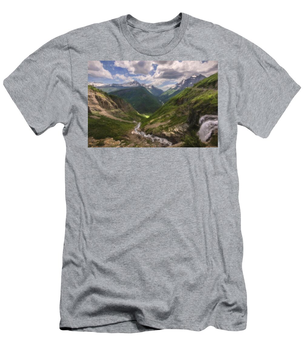 Highlands T-Shirt featuring the painting Highlands by Celestial Images