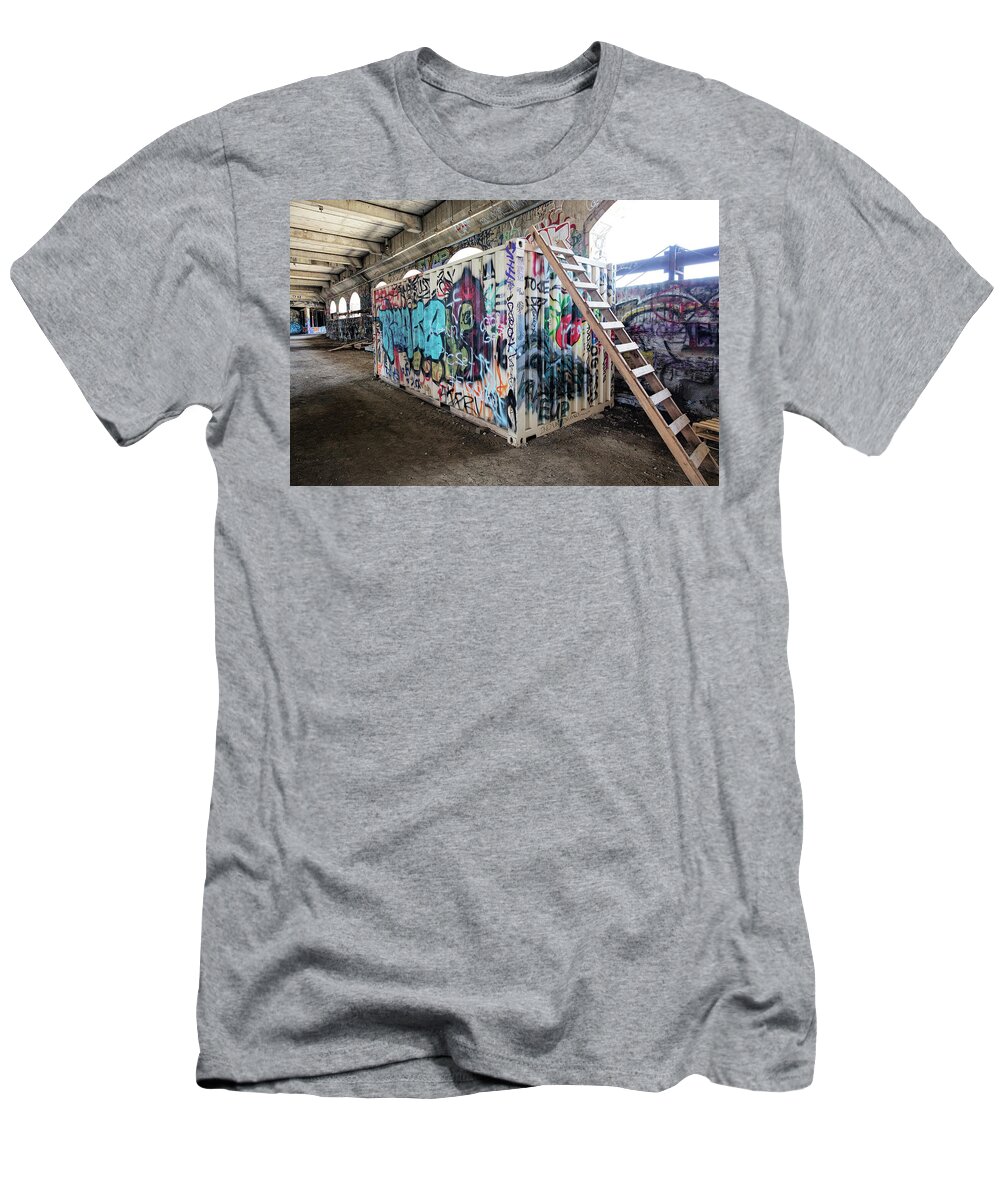 Subway T-Shirt featuring the photograph Home in a Subway by Deborah Penland