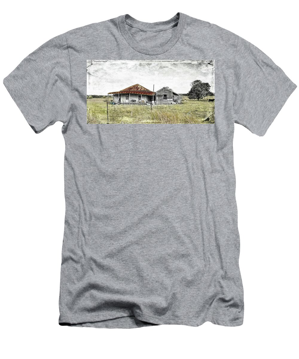 Farmland Photography T-Shirt featuring the digital art Home sweet home 001 by Kevin Chippindall