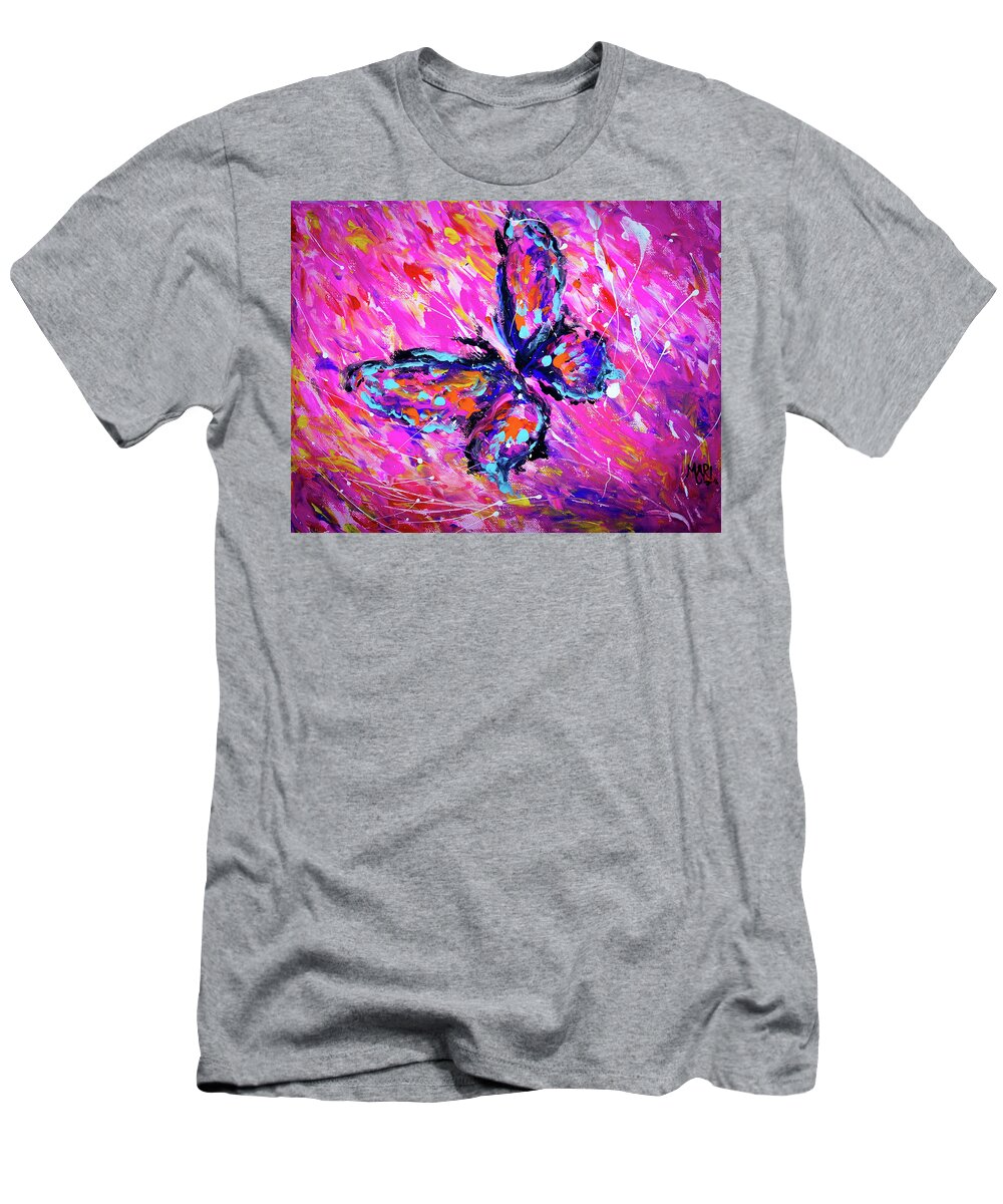 Hope T-Shirt featuring the painting Hope by Marisela Mungia