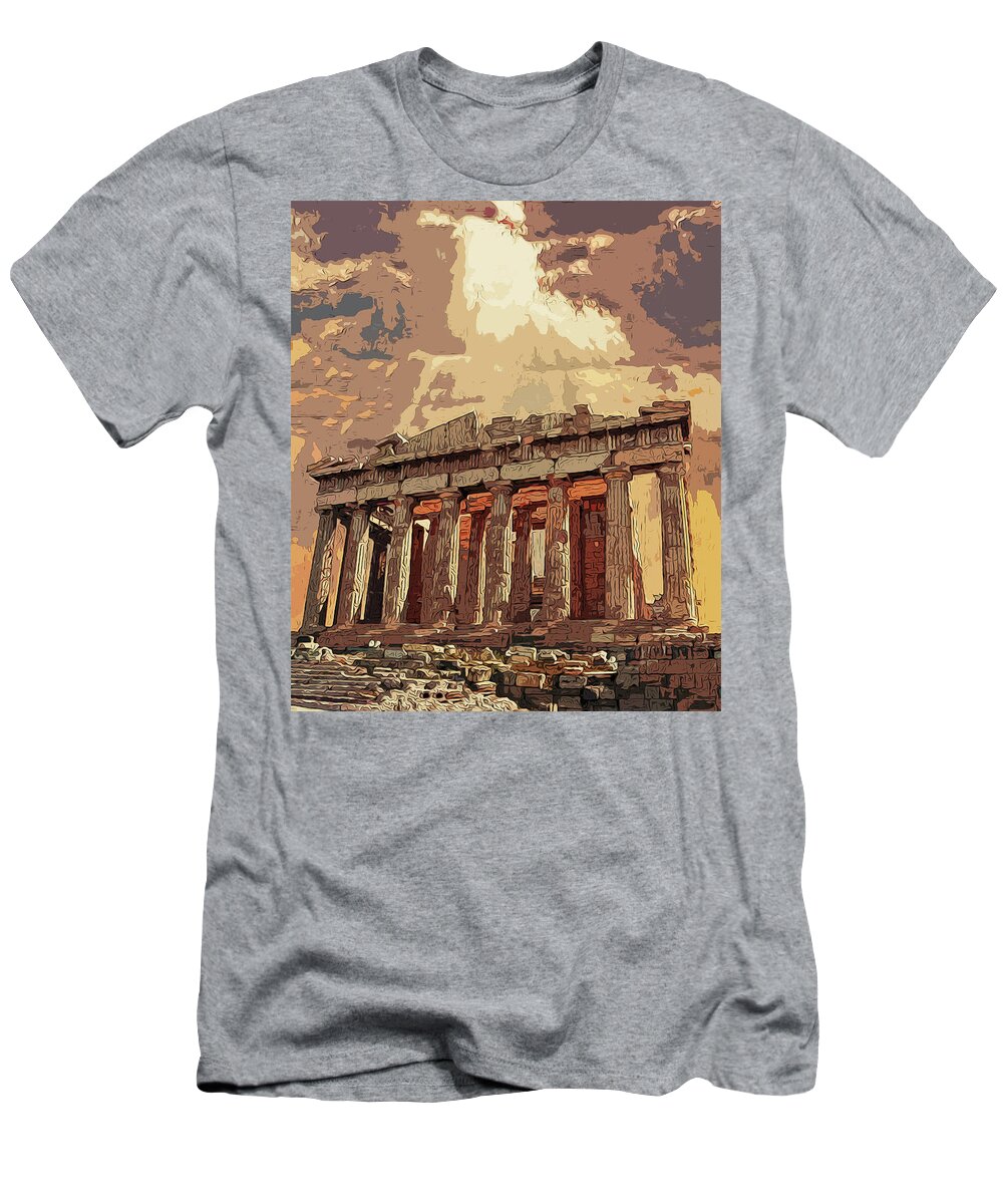 Vær venlig Kiks Tårer House of Gods T-Shirt by AM FineArtPrints - Pixels