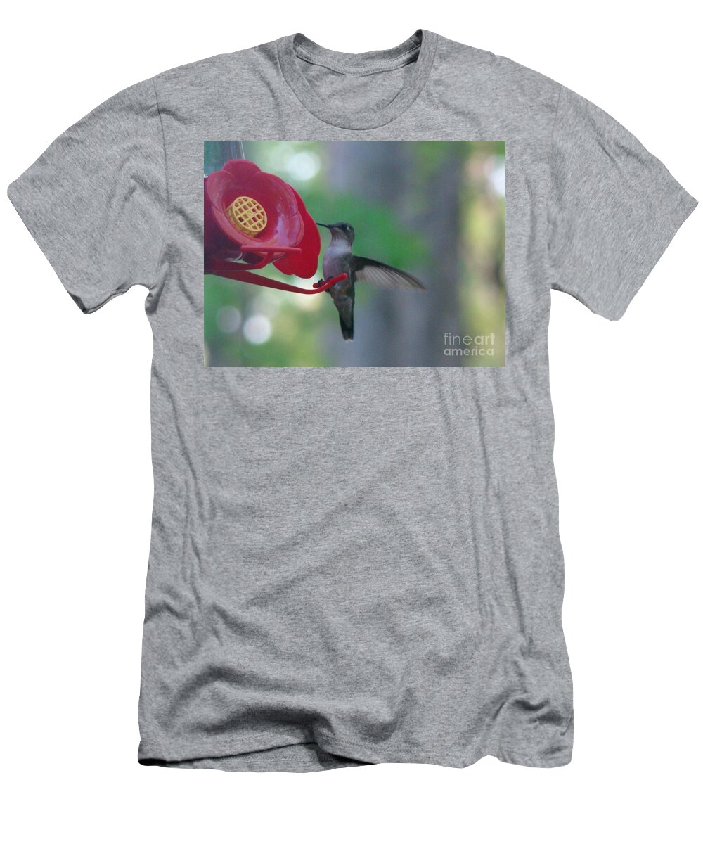 Hummingbird T-Shirt featuring the photograph Photo of Hummingbird by Rand Herron