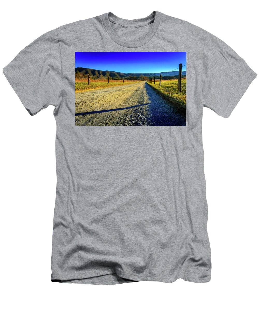 Dirt Road T-Shirt featuring the photograph Hyatt Lane by Doug Camara