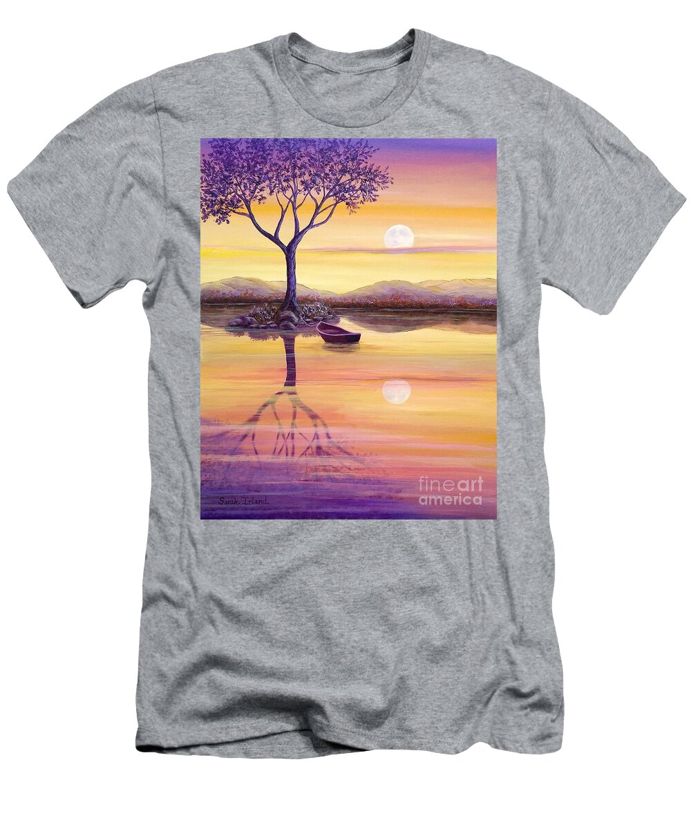 I T-Shirt featuring the painting I Dreamt of the Moon by Sarah Irland
