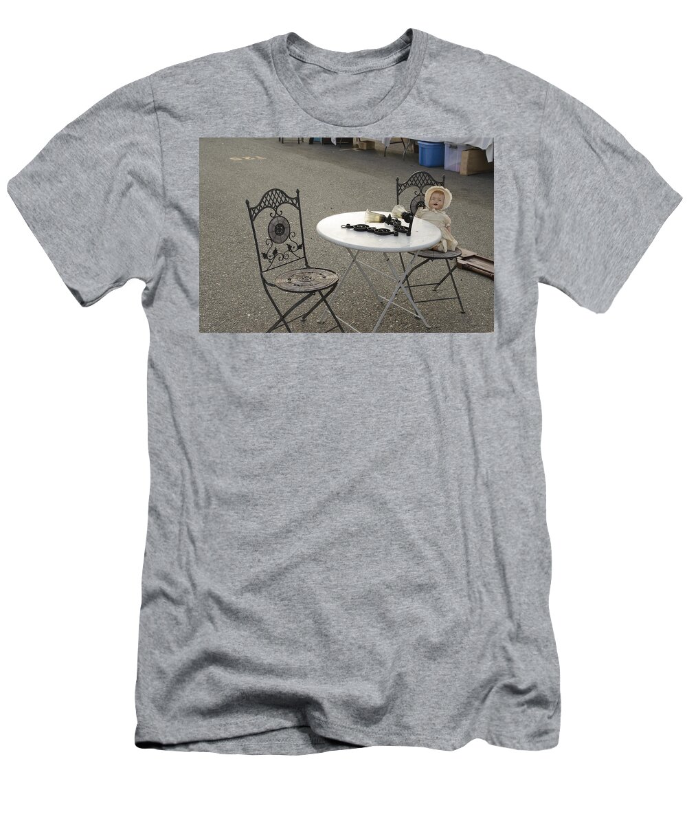 Doll T-Shirt featuring the photograph I saved you a seat by Erik Burg