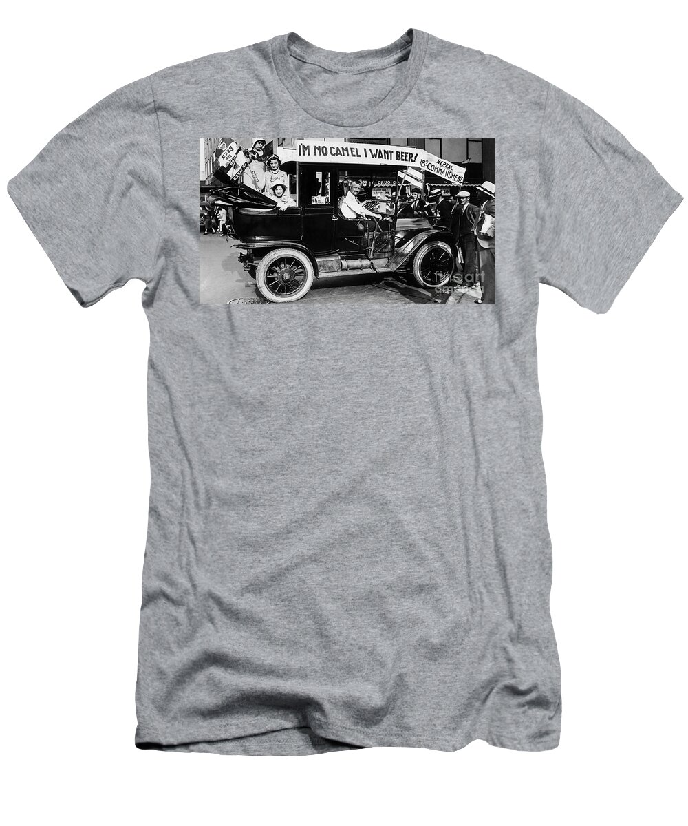 Prohibition T-Shirt featuring the photograph I Want Beer by Jon Neidert