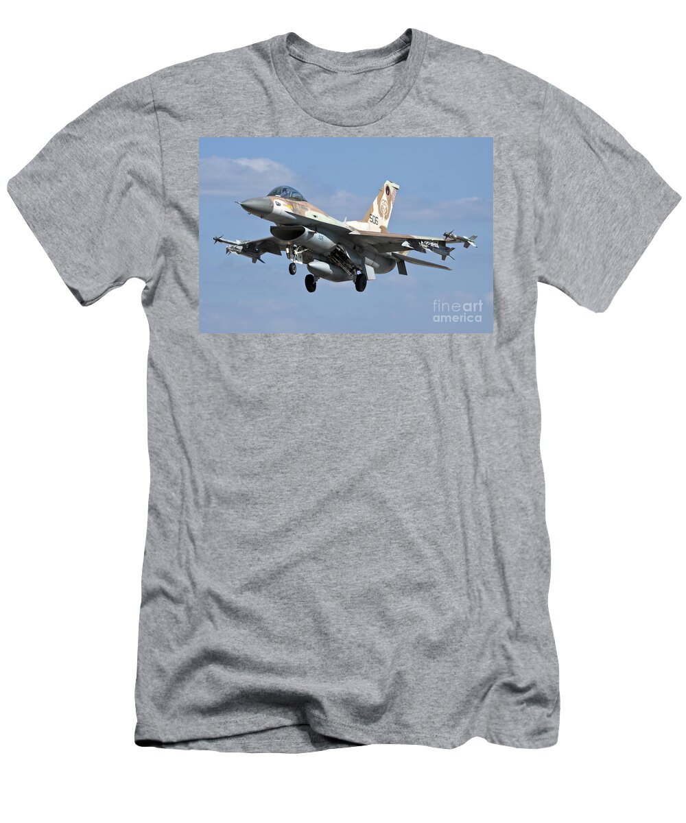 Israel T-Shirt featuring the photograph IAF F-16C Fighter by Nir Ben-Yosef