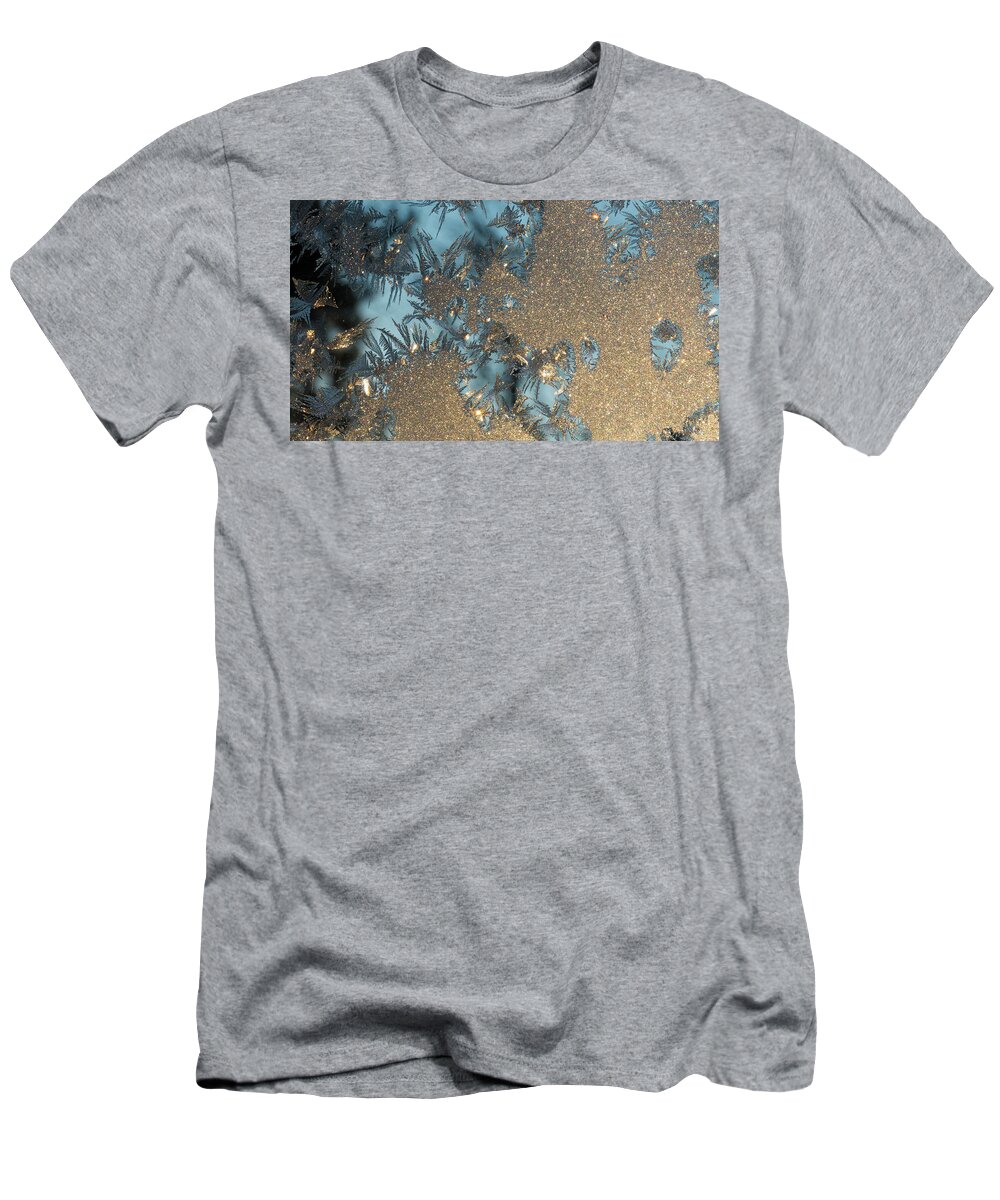 Cold T-Shirt featuring the photograph Ice Art by Tamara Sushko
