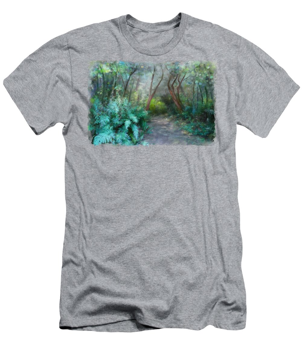 Bush T-Shirt featuring the painting In The Bush by Ivana Westin