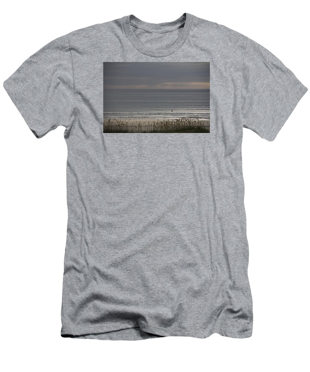 Ocean T-Shirt featuring the photograph In the Distance by Nancy Dinsmore
