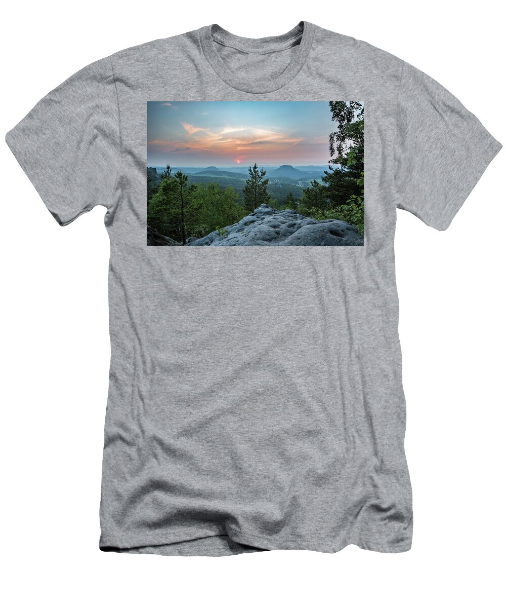 Nature T-Shirt featuring the photograph In the land of mesas by Andreas Levi