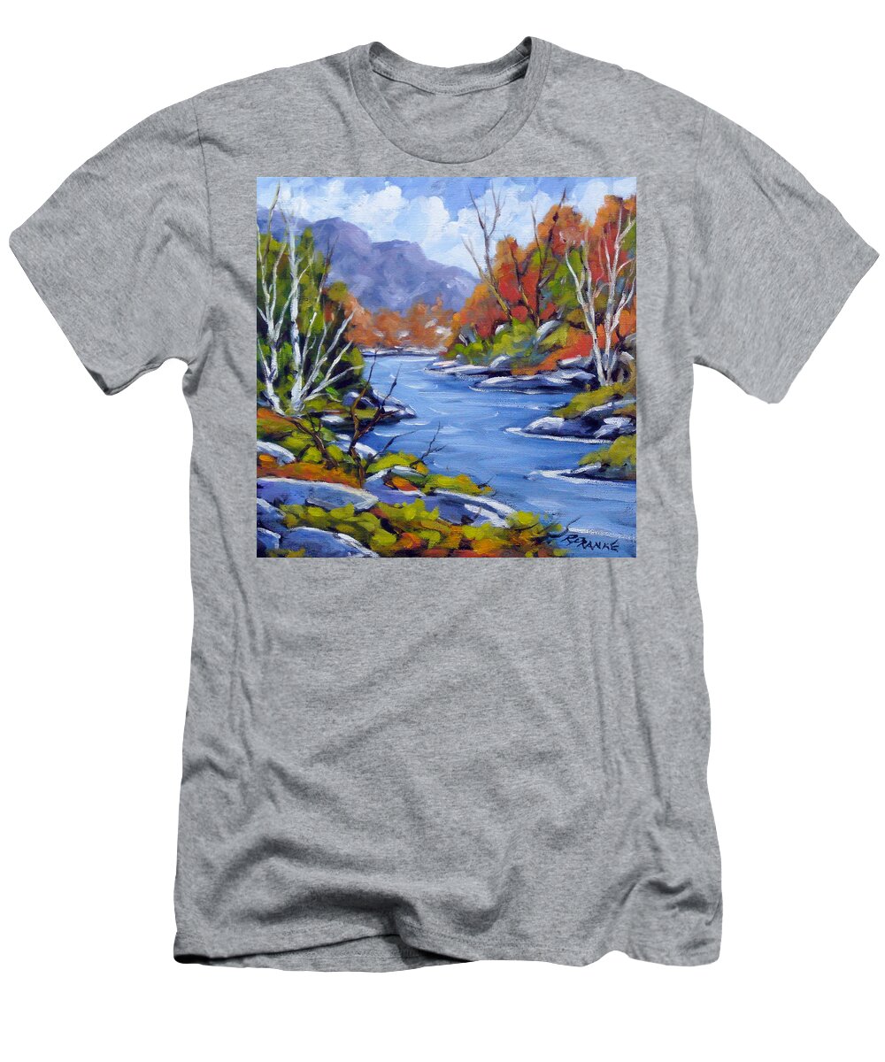 Art T-Shirt featuring the painting Inland Water by Richard T Pranke