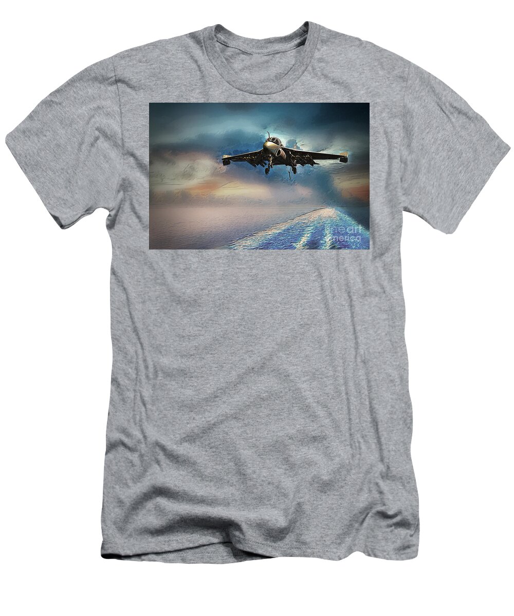 A-6 T-Shirt featuring the digital art Intruder Returns by Airpower Art